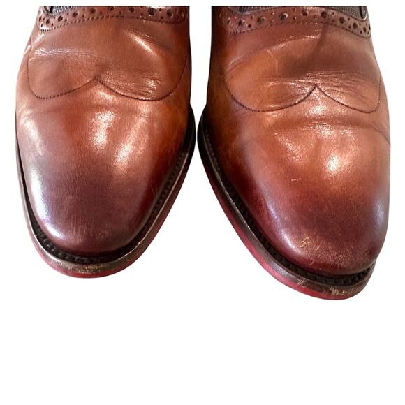 Floris van Bommel de Stapper Brown Wingtip loafers men’s Shoes size 8 cognac main image 10